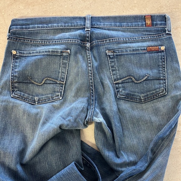 Seven For All Mankind Bootcut Jeans with light fade - Picture 2 of 7